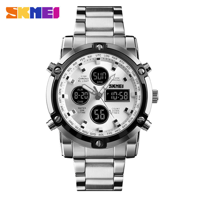 Multi Function Digital Analog Watch