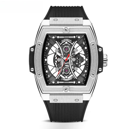Megir Men's Square Luminous Sports Watch