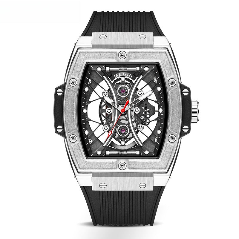 Megir Men's Square Luminous Sports Watch