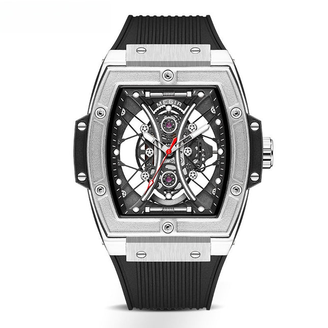 Megir Men's Square Luminous Sports Watch