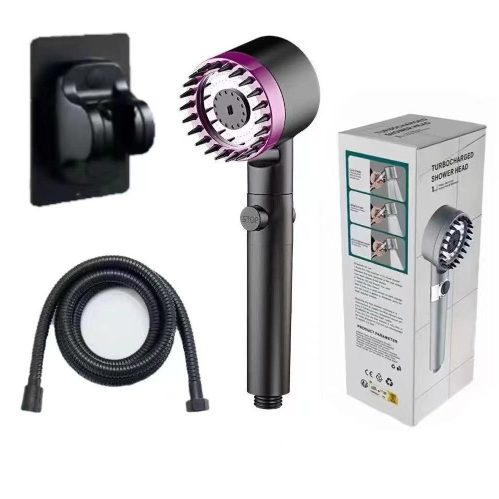 Handheld Multi-Function Shower Head with Water Filter